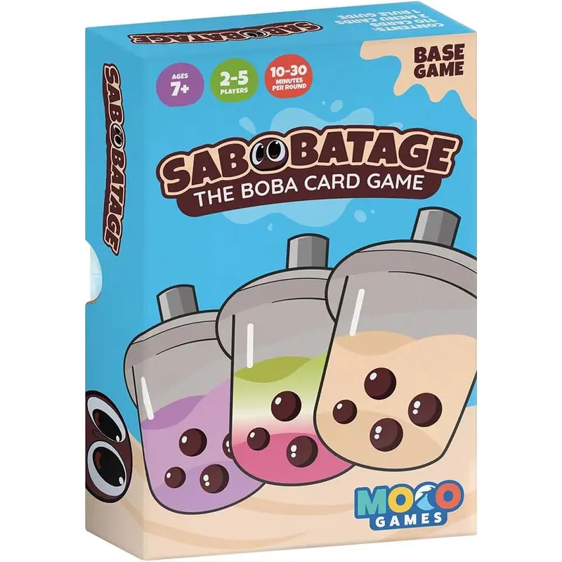 SABOBATAGE THE BOBA CARD GAME 3RD EDITION