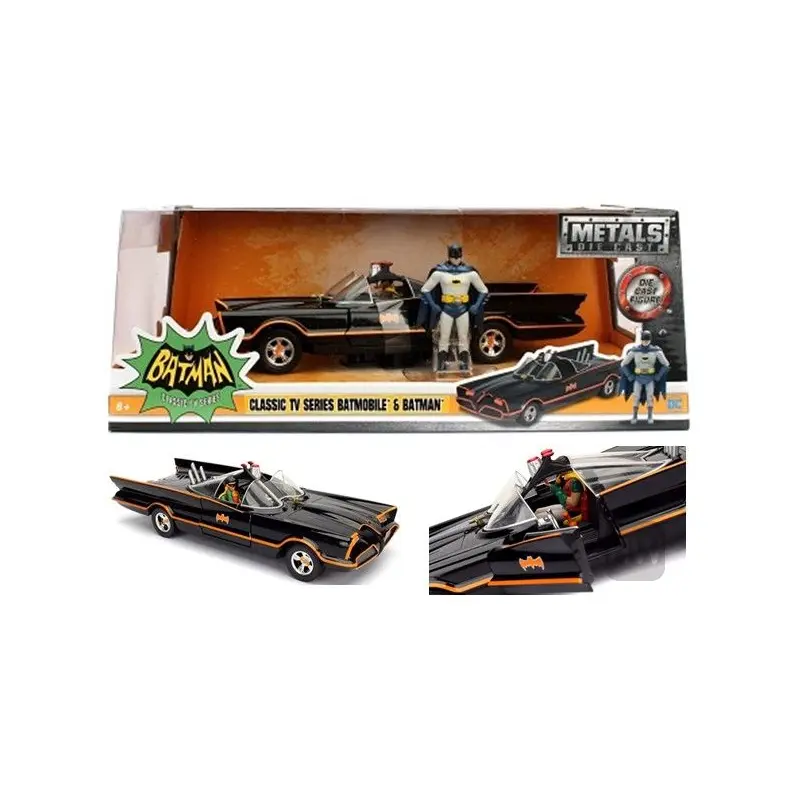 DC Classic 1966 Batmobile w/ Batman & Robin 1/24