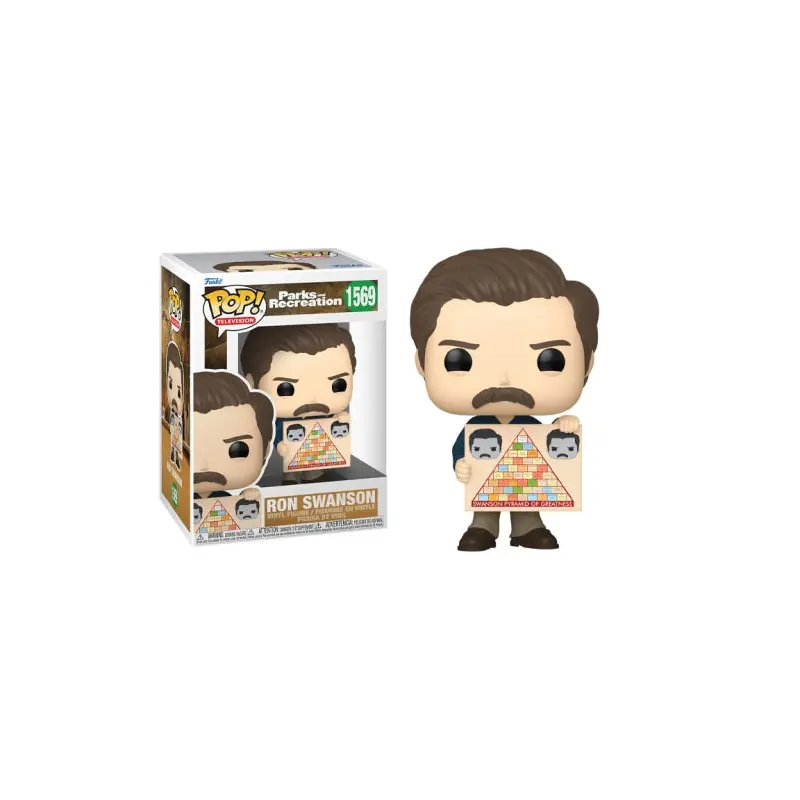 Funko Pop Television Parks and Recreation Vinyl Figure Ron Swanson #1569