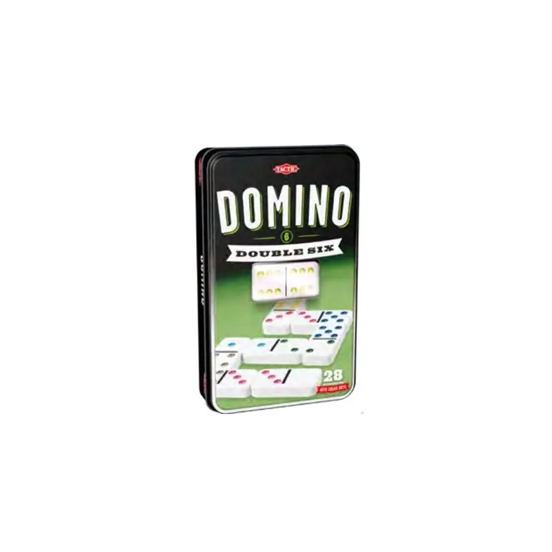 Tactic Classic: D6 Domino Tin