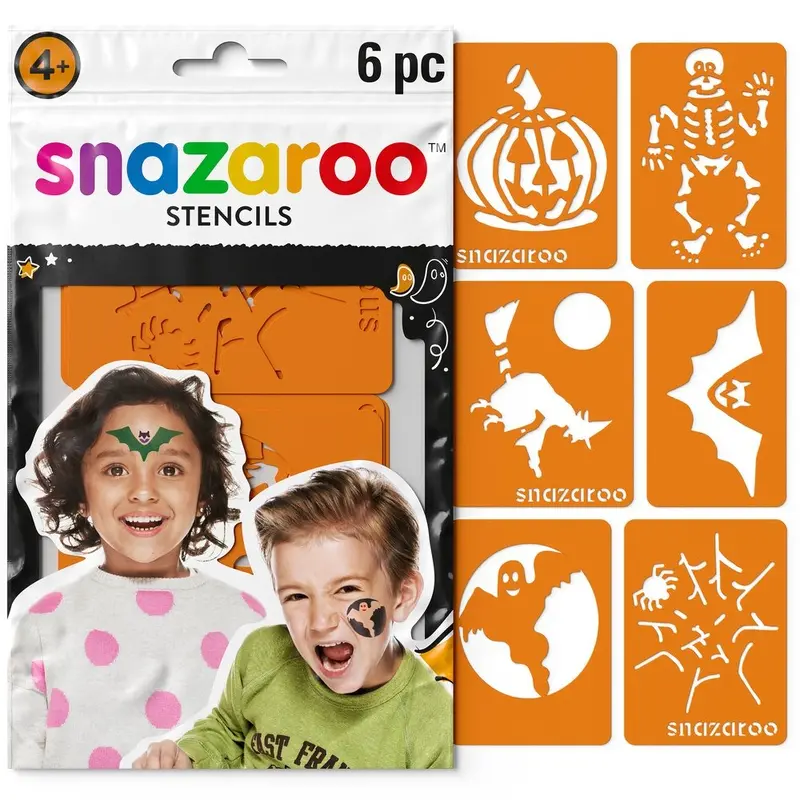 Face Paint Stencils (Set of 6), Halloween