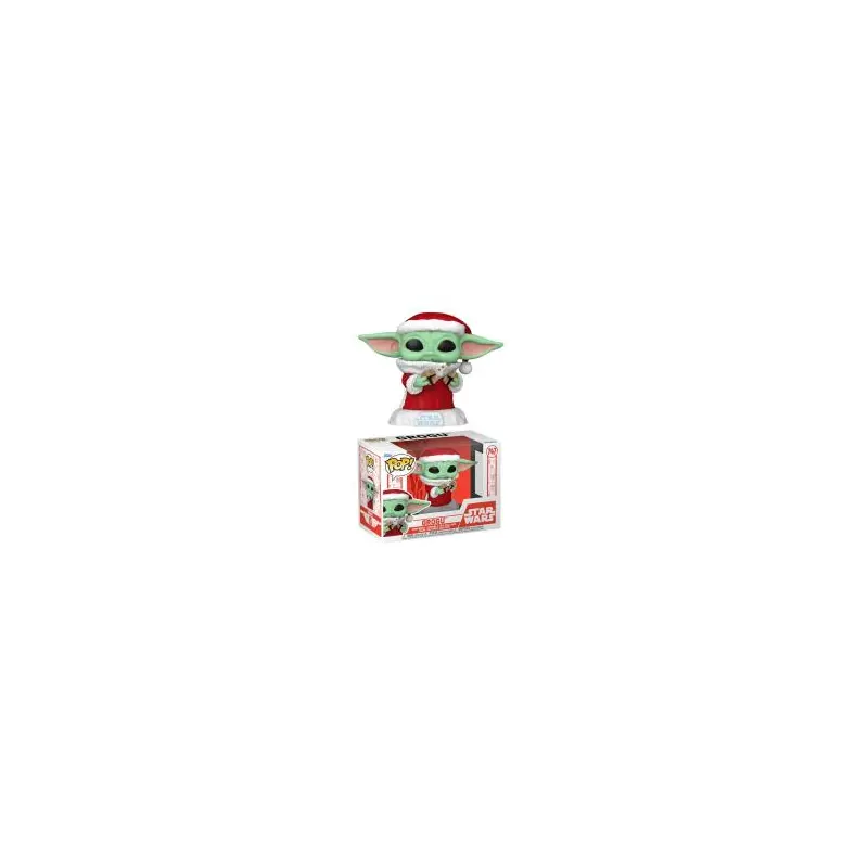 FUNKO POP -HOLIDAY MANDALORIAN GROGU W/ COOKIES