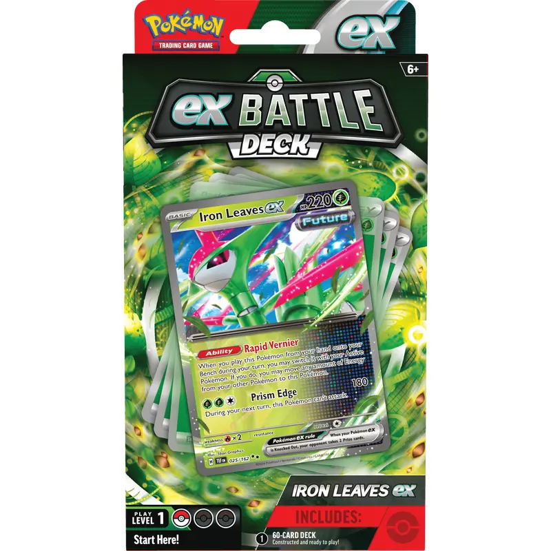 POKEMON BATTLE DECKS TAPU KOKO EX/IRON LEAVES EX