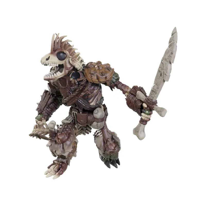 DND UNPAINTED MINIS WV23 LIZARDFOLK SKELETON