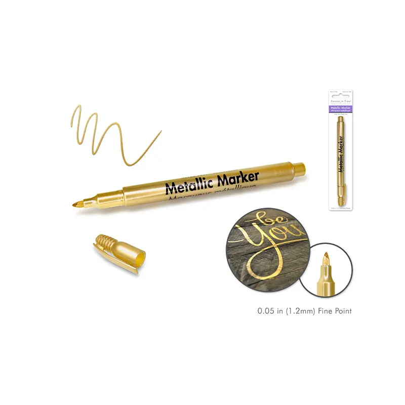 Metallic Marker: 1.2mm Fine Point Gold