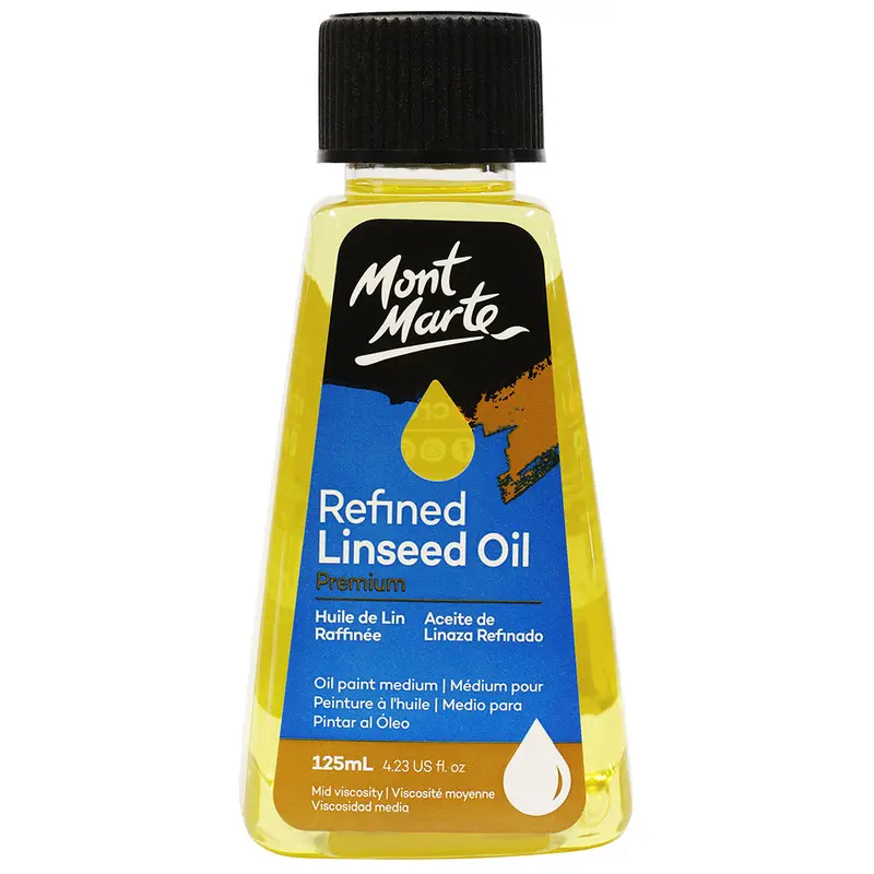 MONT MARTE Refined Linseed Oil - 125ml