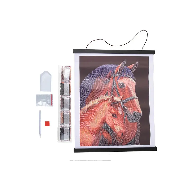 CA Scroll Kit: Chestnut Mares