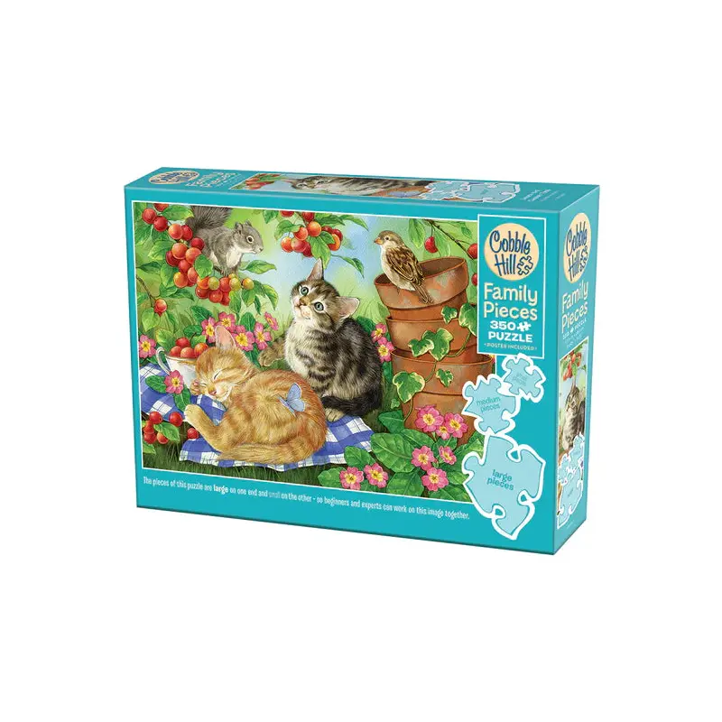 Cobble Hill  350pc Family Puzzle - Under the Cherry Tree