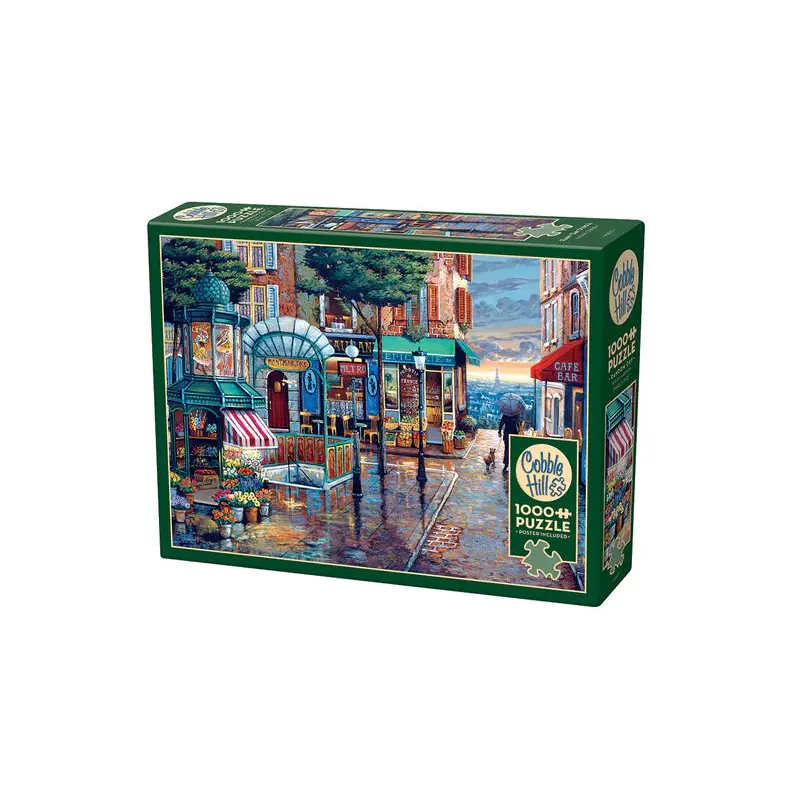 1000pc Puzzle Cobble Hill Rainy Day Stroll