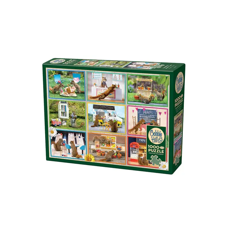 1000pc Puzzle Cobble Hill Squirrels Around Town