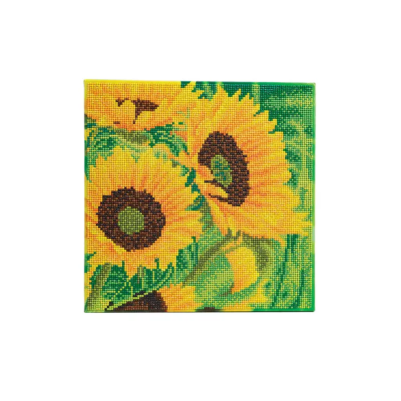 Craft Buddy Crystal Art Kit Sunflower Joy 30 x 30 cm Pre-Framed 5D Art Kit (Copy)