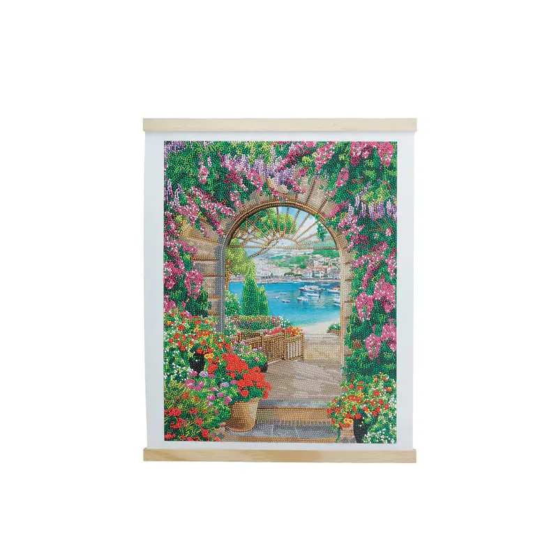 CAS-17L: Crystal Art 35x45cm Scroll Kit - Window to Paradise
