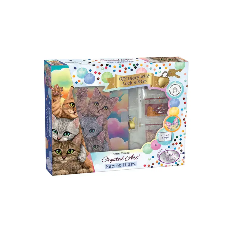 CA Secret Diary Kit: Kitten Clouds