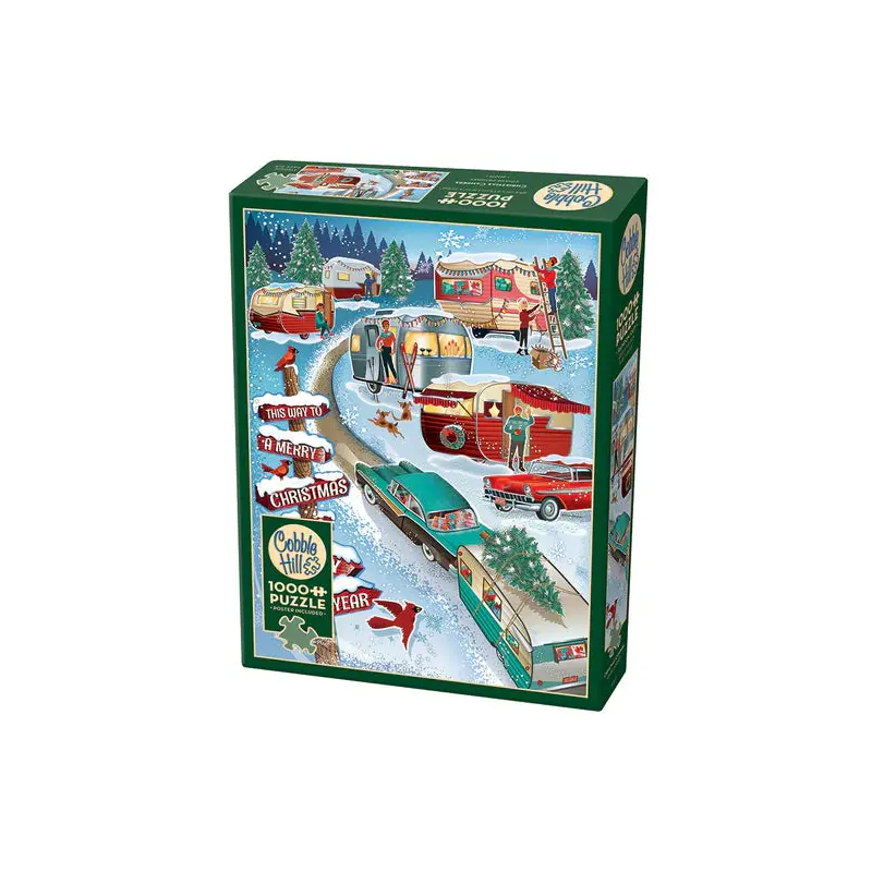 Cobble Hill Christmas Campers 1000pc Puzzles