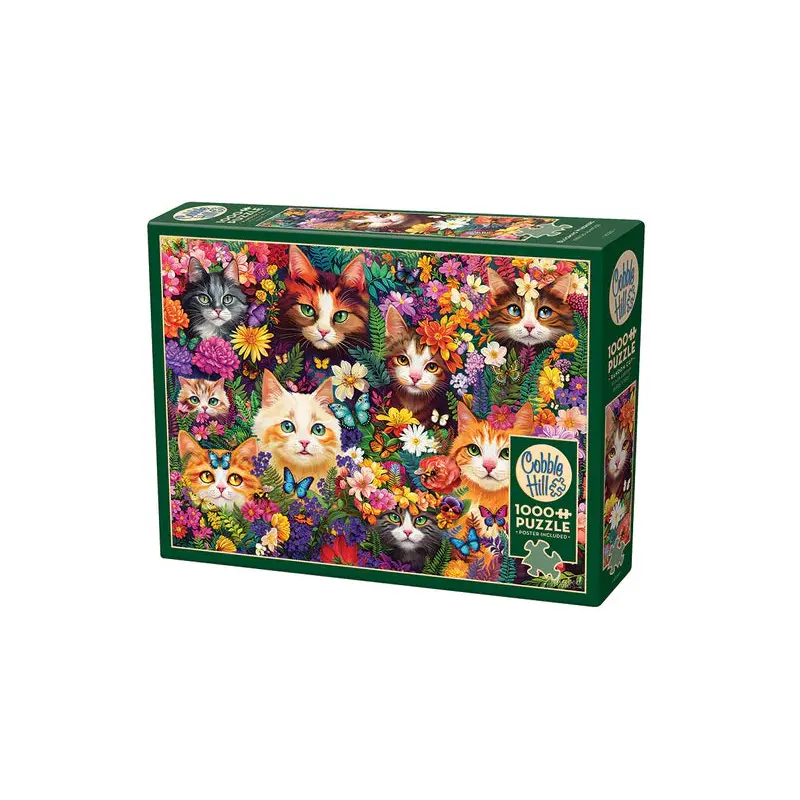 1000pc Puzzle Cobble Hill Blooming Whiskers