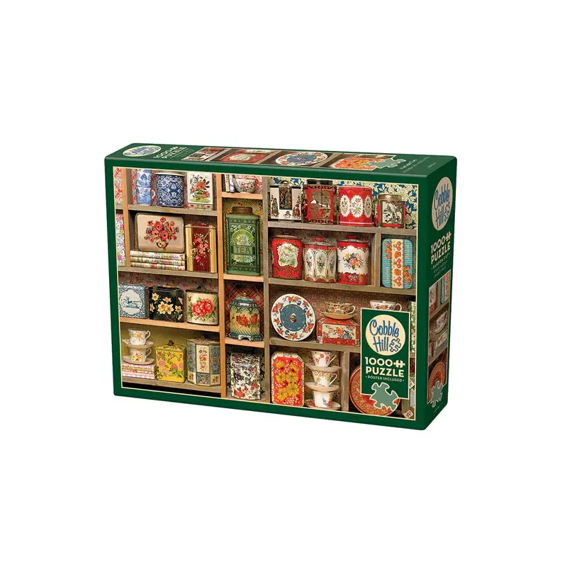 Cobble Hill 1000pc Puzzle Vintage Tins