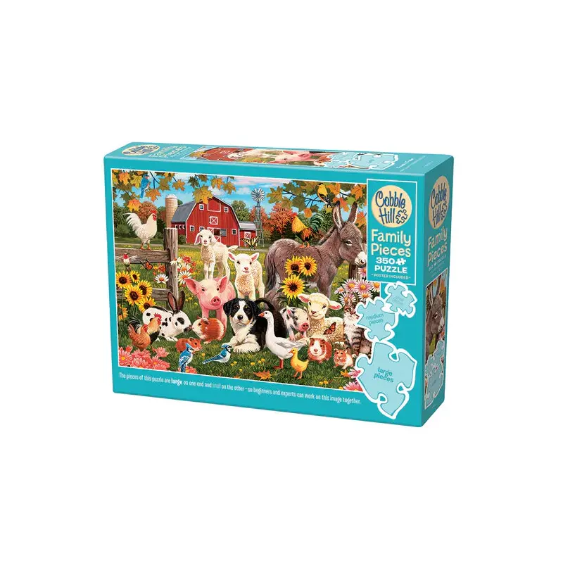 Cobble Hill  350pc Family Puzzle - Family Farm
