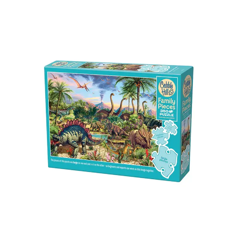 Cobble Hill 350pc Family Puzzle - Prehistoric Party