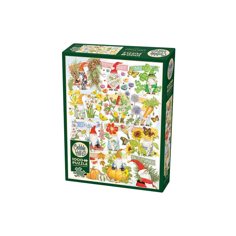 1000pc Puzzle Cobble Hill A Happy Gnome Life