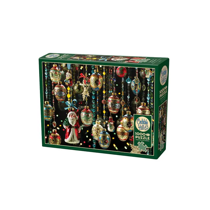 1000pc Puzzle Cobble Hill Christmas Ornaments
