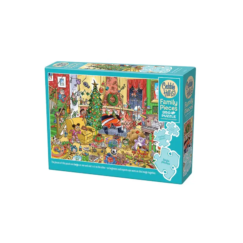 Cobble Hill 350pc Family Puzzle - Catching Santa