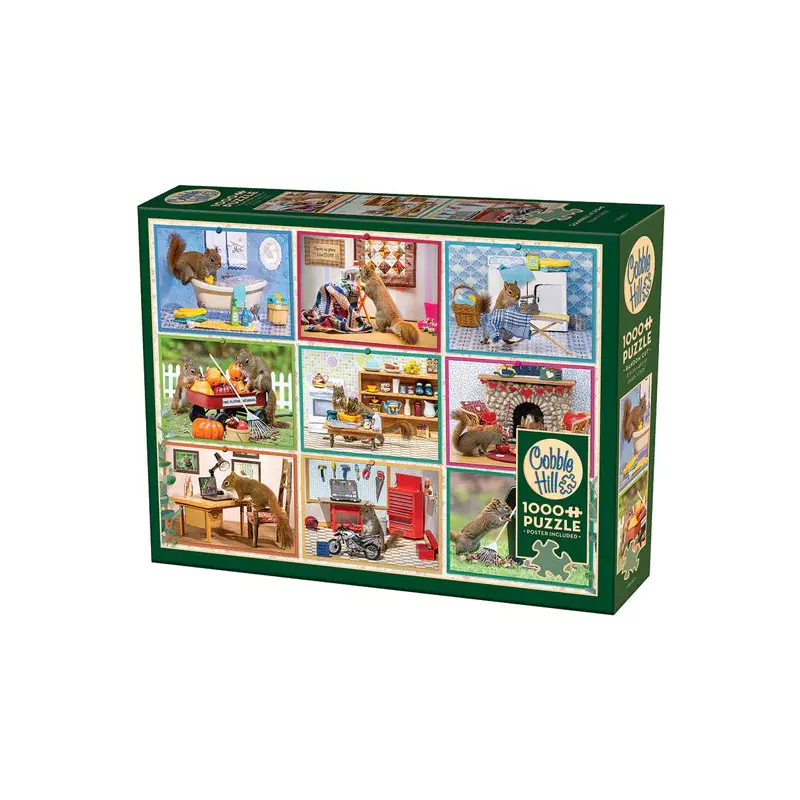 1000pc Puzzle Cobble Hill Squirrels at Home