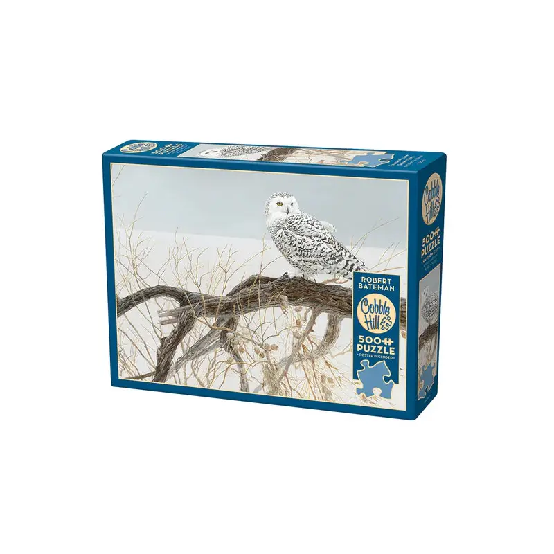 500pc Puzzle Cobble Hill Fallen Willow - Snowy Owl
