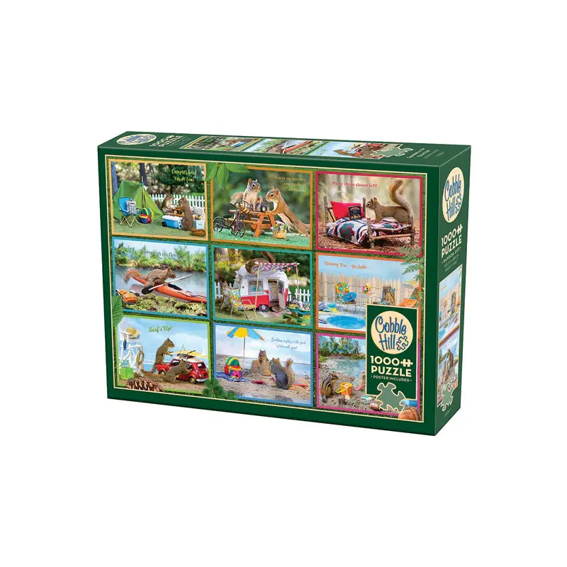 Cobble Hill  1000pc Puzzle - Squirrels on Vacation