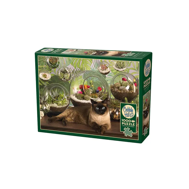 1000Pc Puzzle Terrarium Cat