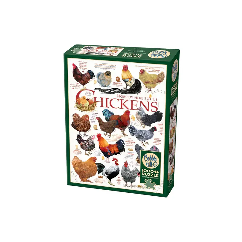 Cobble Hill  1000pc Puzzle - Chicken Quotes