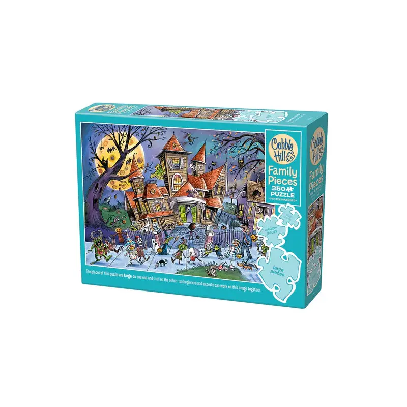 Cobble Hill  350pc Family Puzzle - Haunted House