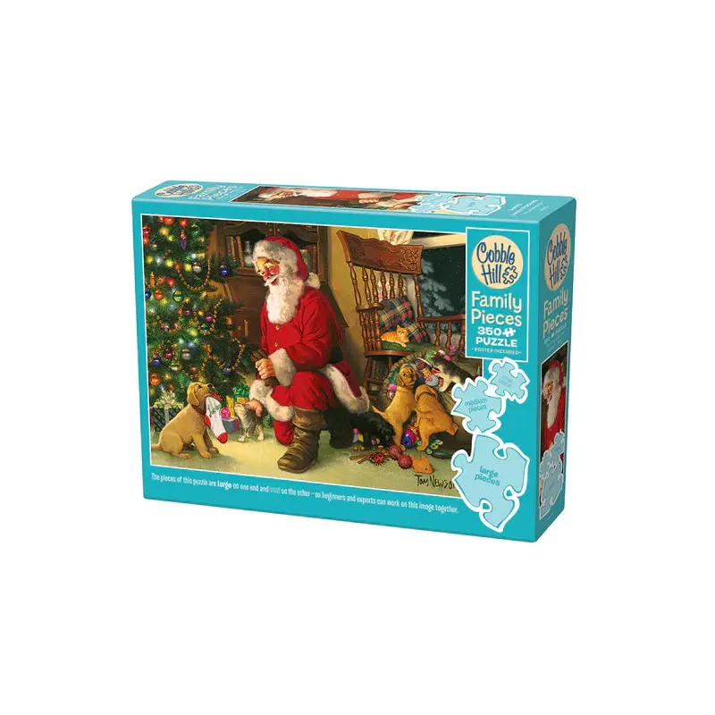 Cobble Hill  350pc Family Puzzle - Santa's Lucky Stocking
