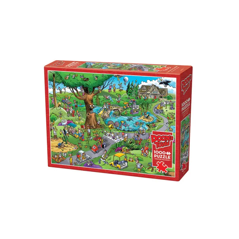 Cobble Hill DoodleTown: Par for the Course 1000 pc Puzzle