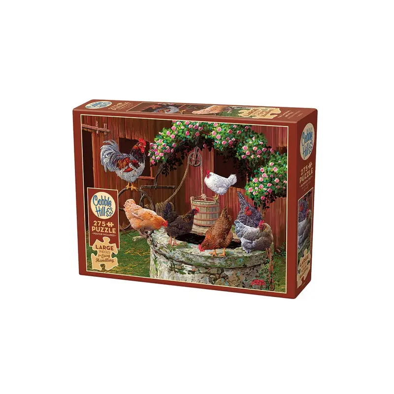 Cobble Hill  Easy Handling 275 Piece The Chickens are Well