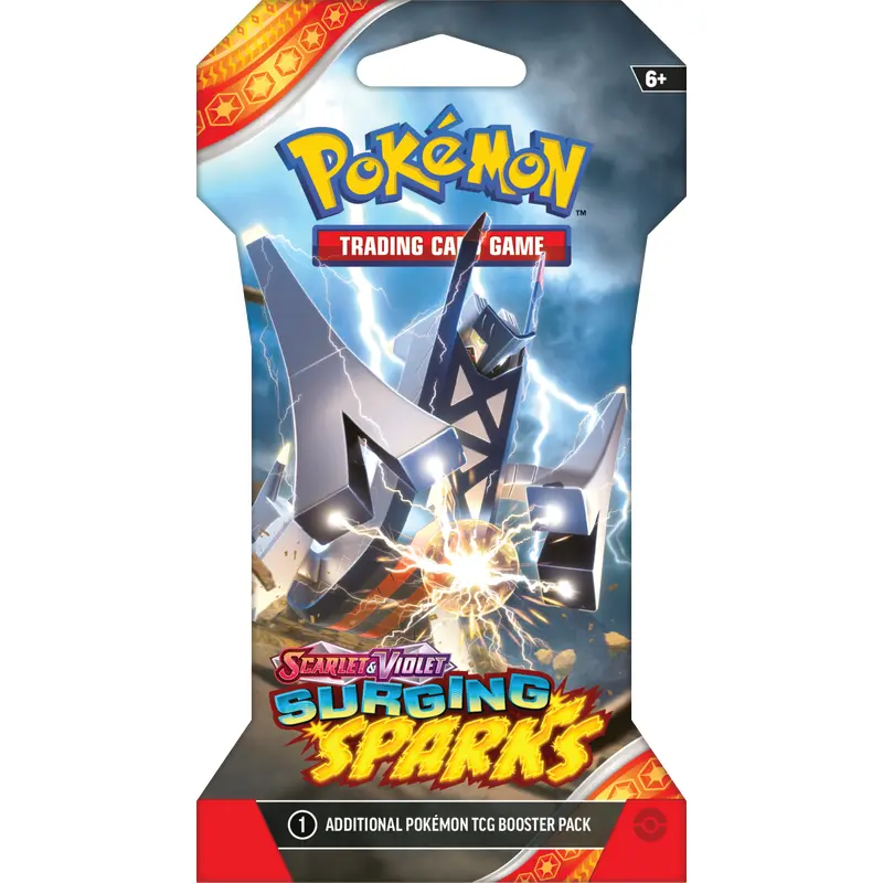 SLEEVED POKEMON SV8 SURGING SPARKS PACK