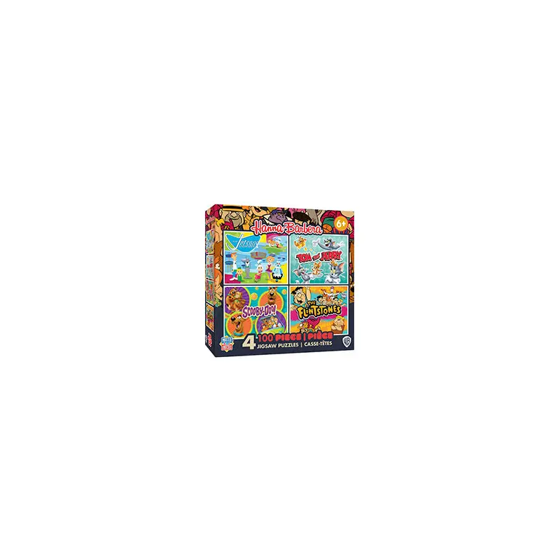 HANNA BARBARA 4-PACK 100PC PUZZLES