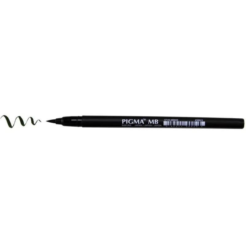 Pigma Professional Brush Pen, MB - Medium Brush - Black