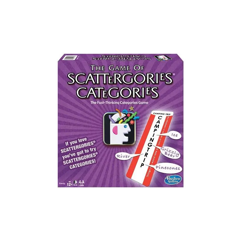 SCATTERGORIES CATEGORIES