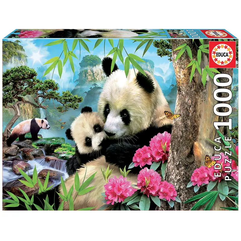 1000 pieces puzzle - Morning Panda