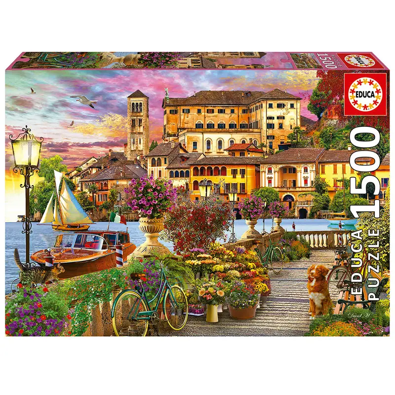 1500 pieces puzzle - Italian promenade