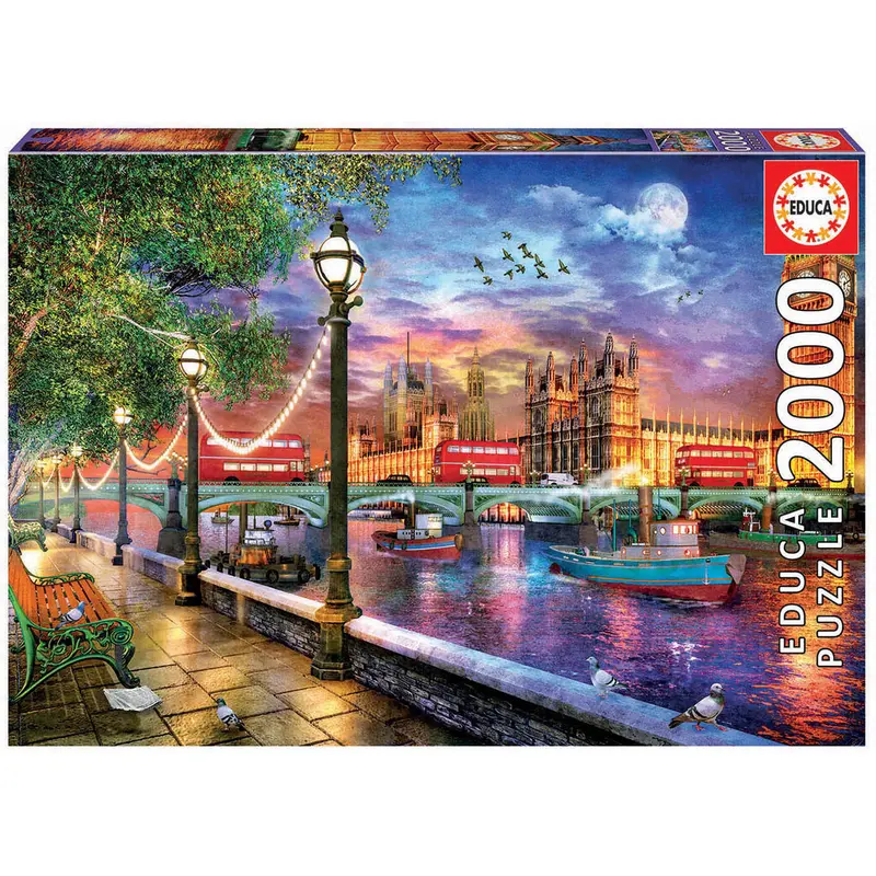 2000 pieces puzzle - London at sunset, Dominic Davison