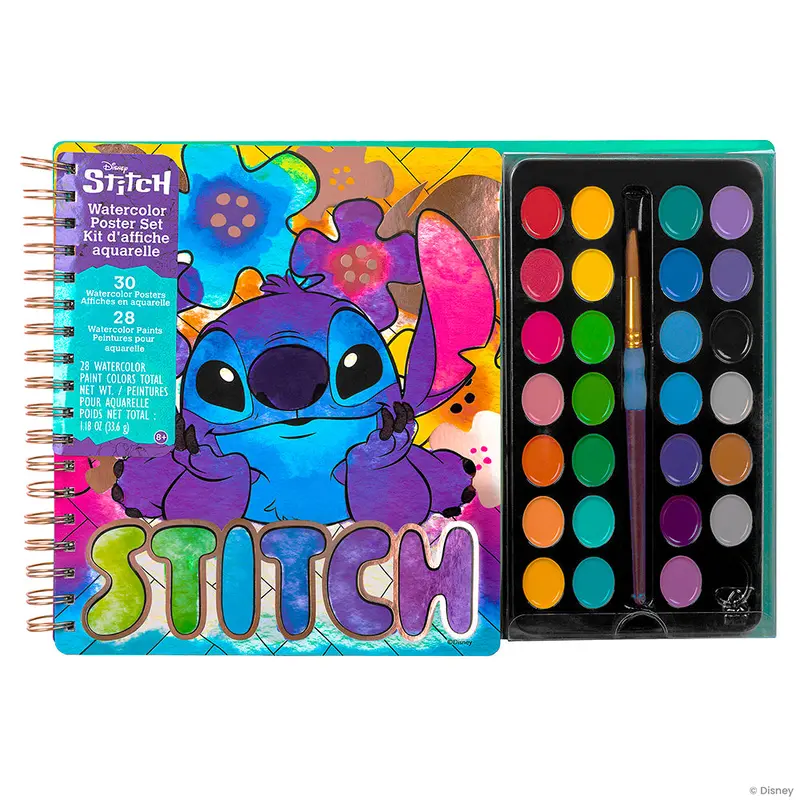 Fashion Angels - Stitch - Watercolor Poster Set