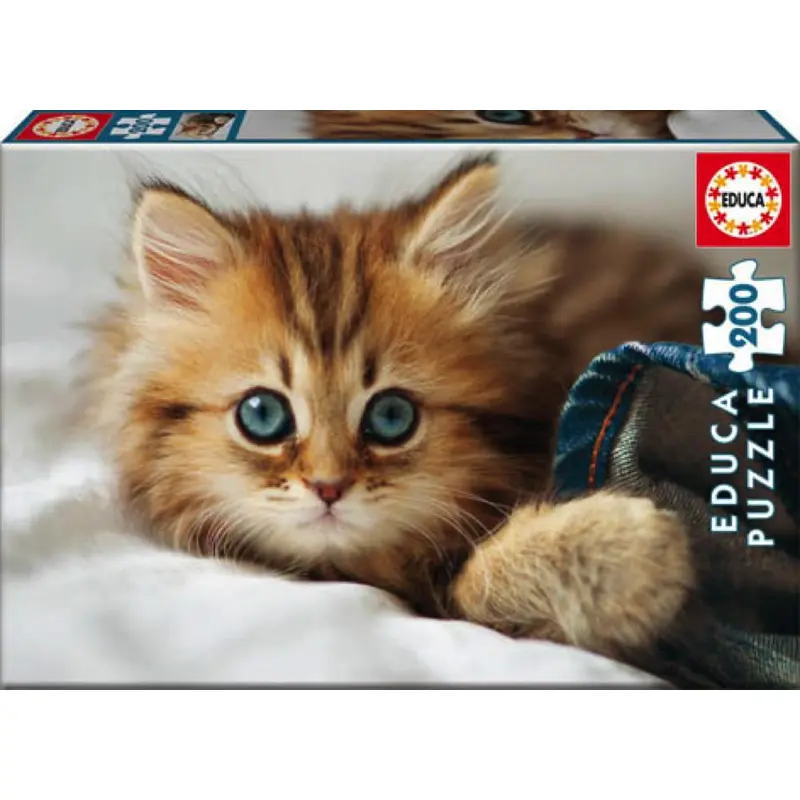 200 pieces puzzle - Kitten