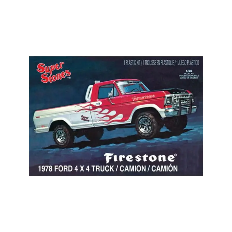 AMT 1978 Ford Pickup Firestone Super Stones 1/25 Scale 858