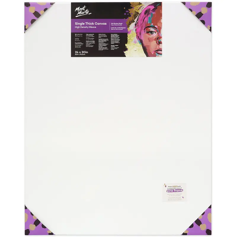 MONT MARTE Single Thick Canvas with Pine Frame 24 x 30 (60.9 x 76cm)