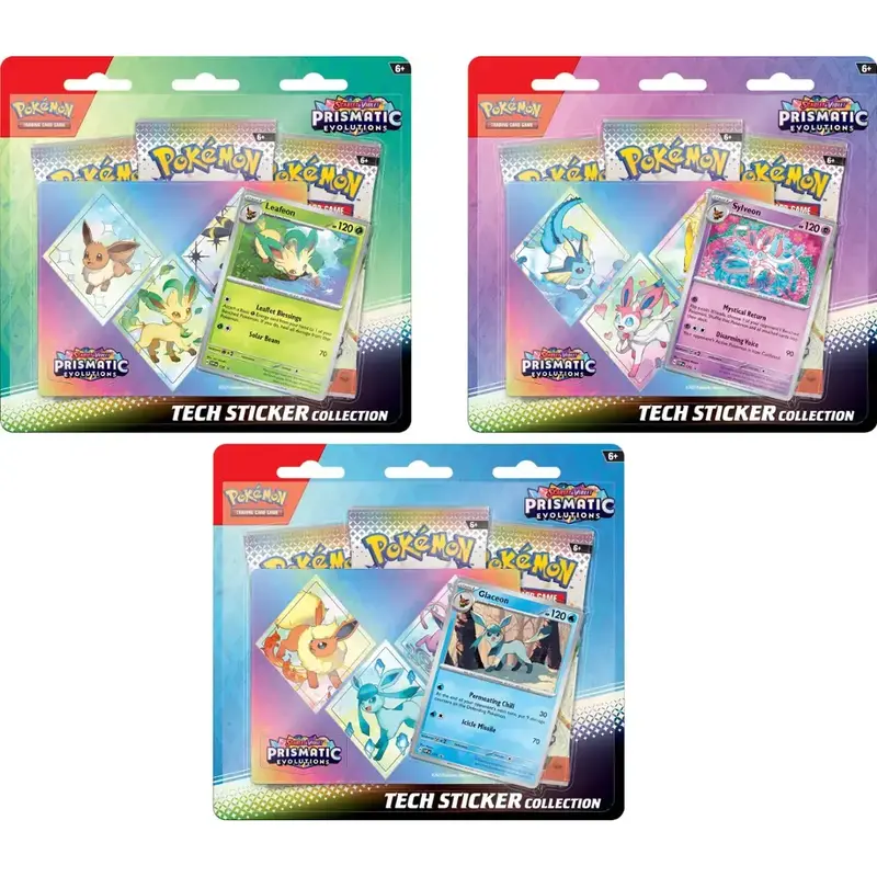 POKEMON SV8.5 PRISMATIC EVOLUTIONS TECH STICKER COLLECTION