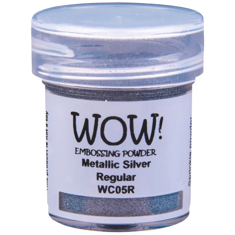 WOW! Metallic Embossing Powder, Regular - Silver