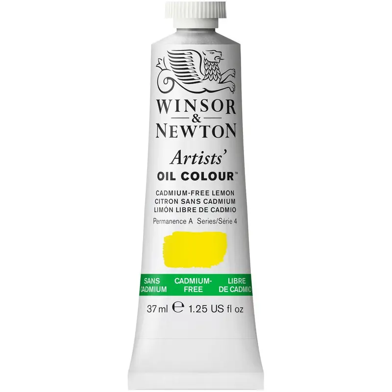 Artists' Oil Colour 37ml Tube, Cadmium-Free Lemon
