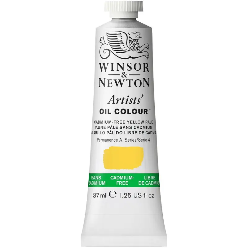 Artists' Oil Colour 37ml Tube, Cadmium-Free Yellow Pale