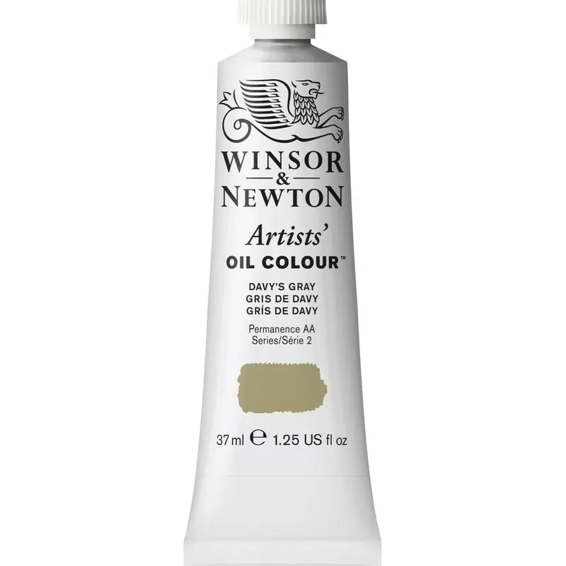 Artists' Oil Colour 37ml Tube, Davy's Gray